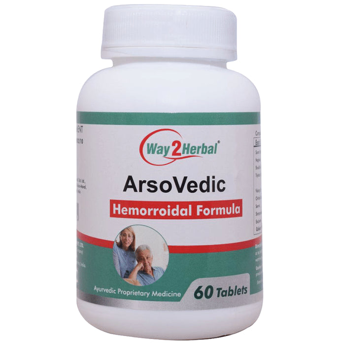Way2Herbal Hemorroidal Formula Arsovedic Tablet - Classic Derma