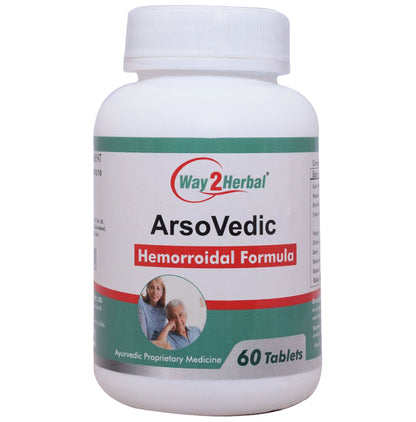 Way2Herbal Hemorroidal Formula Arsovedic Tablet - Classic Derma