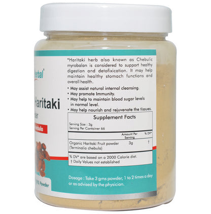 Way2Herbal Organic Haritaki Terminalia Chebula Powder