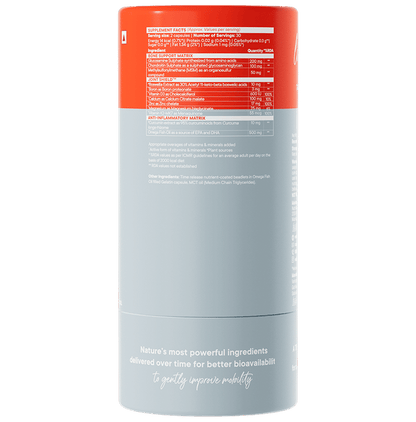 Wellbeing Nutrition Slow Bone Support Vitamin Supplements, Glucosamine, Chondroitin, Calcium Capsule