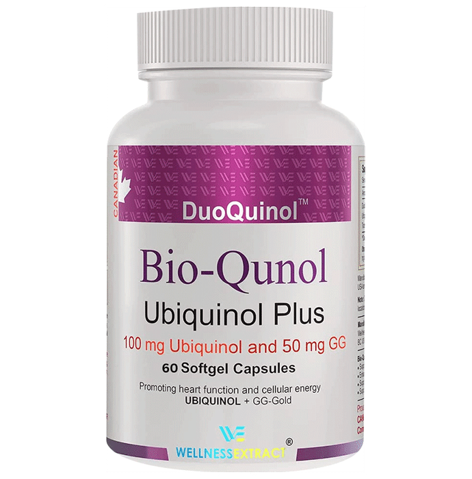 Wellness Extract Duoquinol Bio-Qunol Ubiquinol Plus Softgel Capsules - Classic Derma