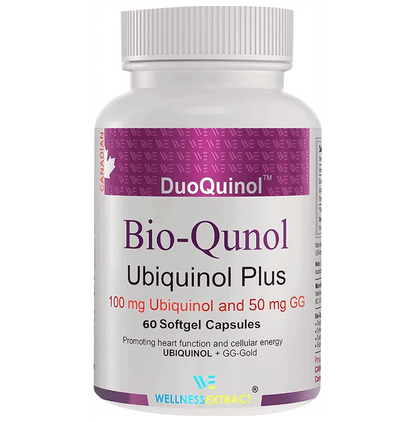 Wellness Extract Duoquinol Bio-Qunol Ubiquinol Plus Softgel Capsules - Classic Derma