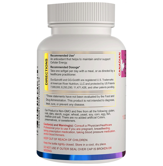 Wellness Extract Duoquinol Bio-Qunol Ubiquinol Plus Softgel Capsules