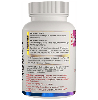 Wellness Extract Duoquinol Bio-Qunol Ubiquinol Plus Softgel Capsules
