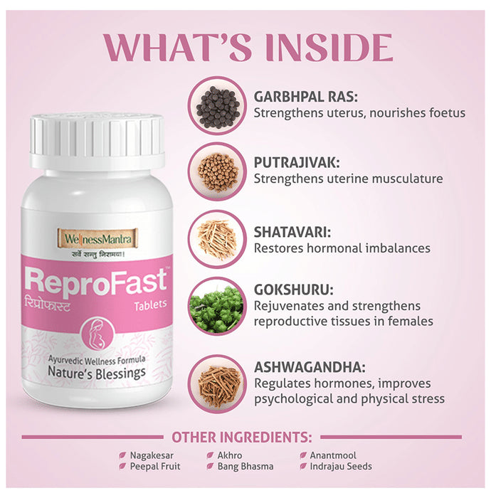 Wellness Mantra ReproFast Tablet