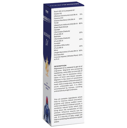 West-Coast Migraneed Migraine Oil