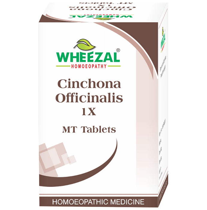 Wheezal Cinchona Officinalis 1X MT Tablet - Classic Derma