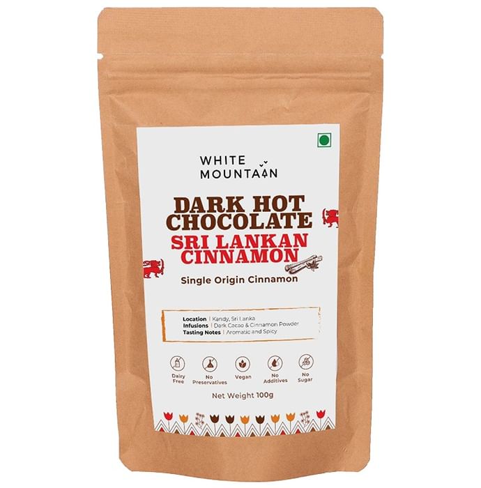White Mountain Dark Hot Chocolate Sri Lankan Cinammon - Classic Derma