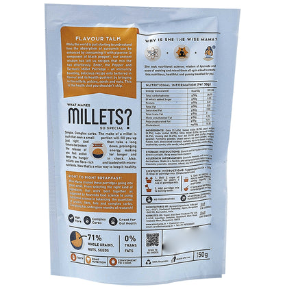 Wise Mama Pepper and Turmeric Millet Porridge