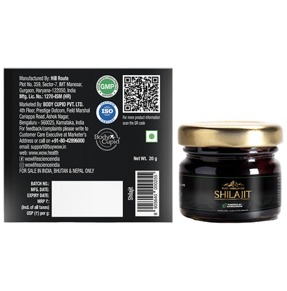 WOW Life Science Pure Himalayan Shilajit Powered by Ashwagandha Resin