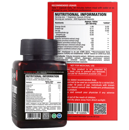 WOW Life Science Testoboost Vegetarian Capsule