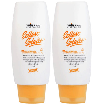 Yuderma Eclipse Solaire 5x Protection Aqua Fusion Cream (60ml Each) - Classic Derma