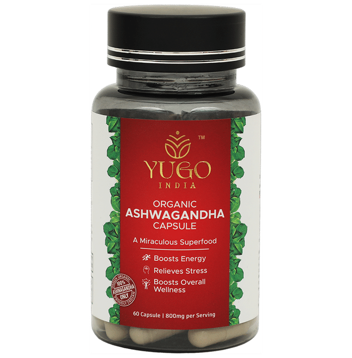 Yugo India Organic Ashwagandha Capsule - Classic Derma