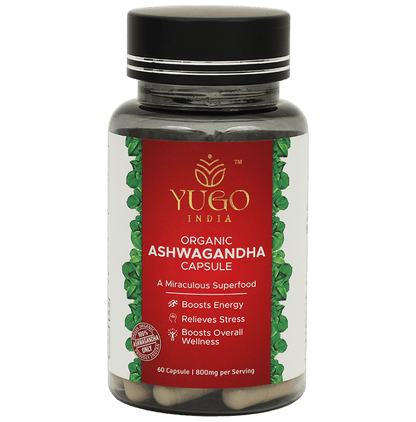 Yugo India Organic Ashwagandha Capsule - Classic Derma