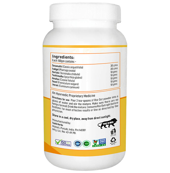 Yukti Herbs Roz Out Sugar-Free Powder