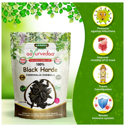 Zaarah Herbals Aayurvedaa 100% Black Harde