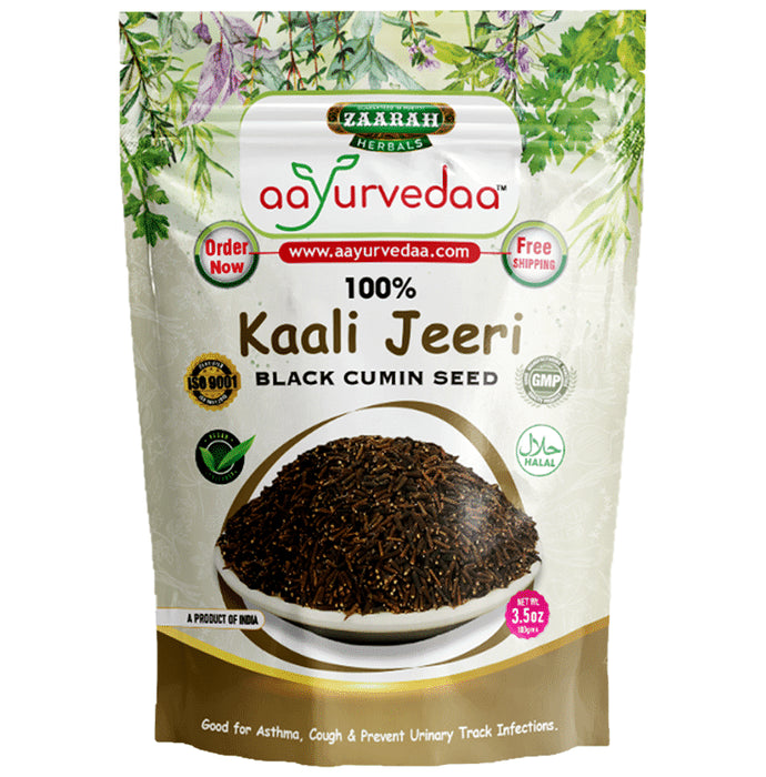 Zaarah Herbals Aayurvedaa 100% Kaali Jeeri - Classic Derma