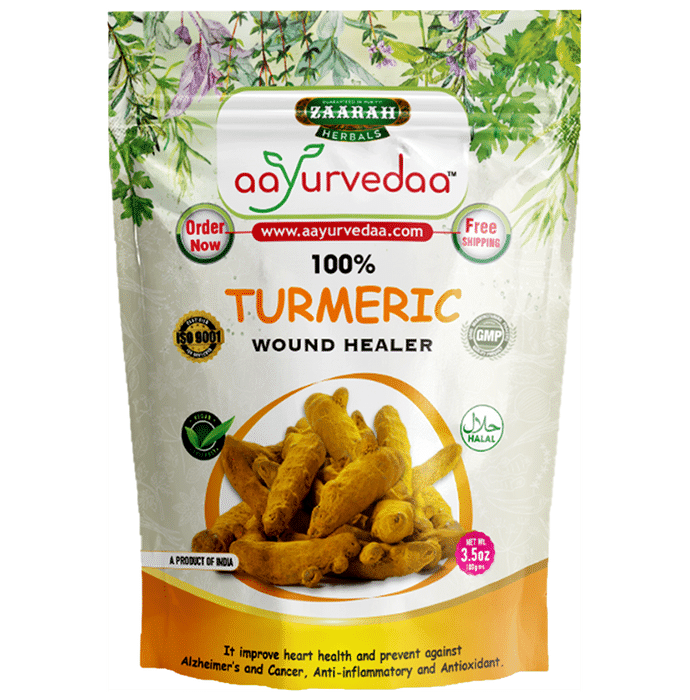 Zaarah Herbals Aayurvedaa 100% Turmeric - Classic Derma