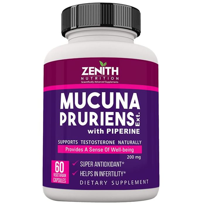 Zenith Nutrition Mucuna Pruriens Plus 200mg Capsule - Classic Derma