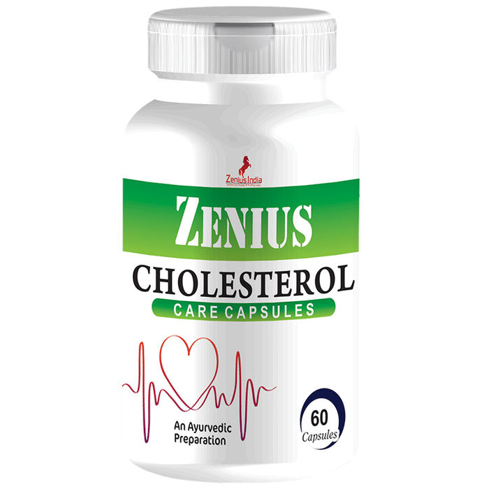 Zenius Cholestrol Care Capsule for Controls Cholesterol | Promotes Overall Wellness of the Heart - Classic Derma