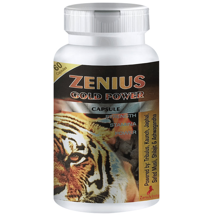 Zenius Gold Power Capsules | Strength | Stamina | Power - Classic Derma