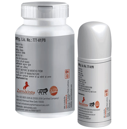 Zenius Joint Care Kit for Muscle, Bone, Joint Support Capsules for Pain Relief Combo