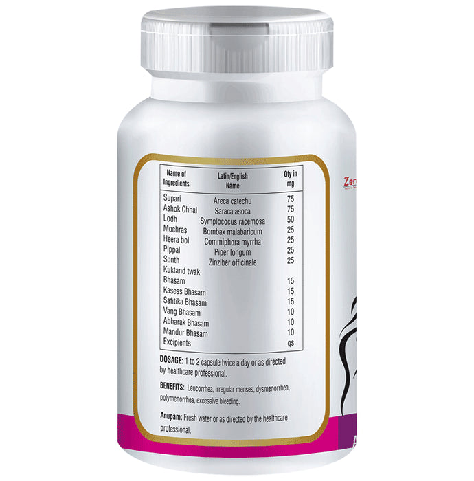 Zenius Lady Care Capsule for Leucorrhoea/White Discharge