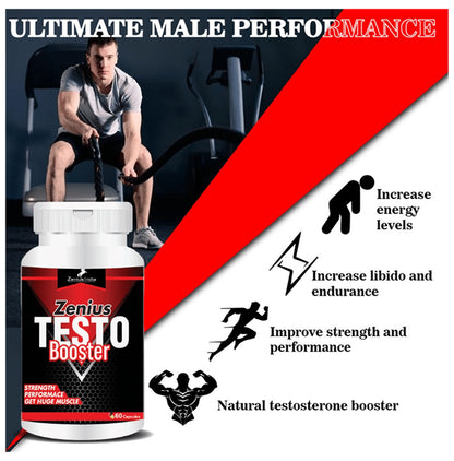 Zenius Testo Booster Strength Performance Get Huge Muscle Capsule