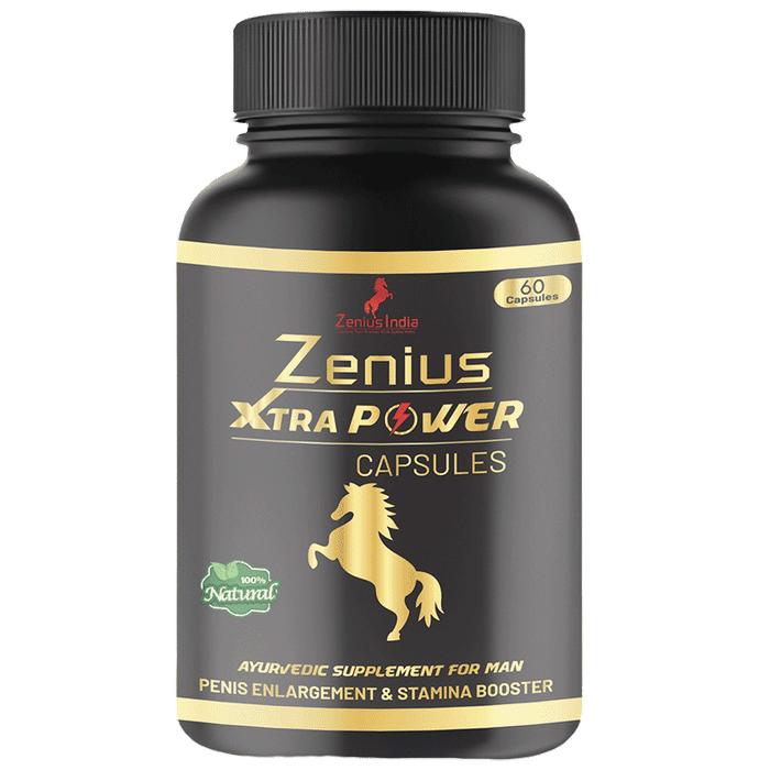 Zenius Xtra Power Capsules | for Penis Enlargement & Stamina Booster - Classic Derma