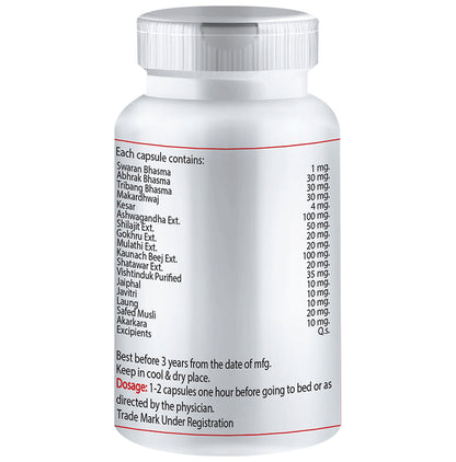 Zenius Zinga Lala Capsules | Improves Strength & Stamina for Age 35-50yrs