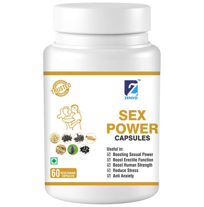 Zenvo Sex Power Vegetarian Capsule - Classic Derma