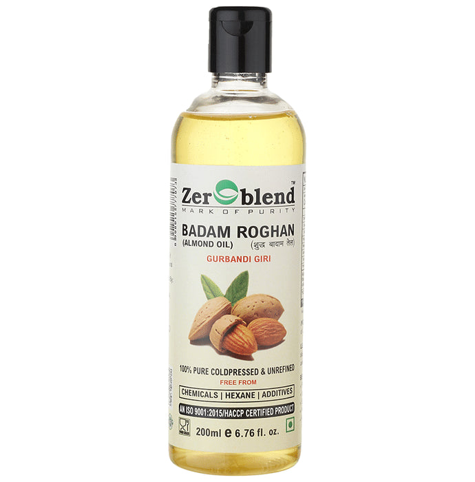 Zeroblend Badam Roghan Gurbandi Giri Almond Oil - Classic Derma
