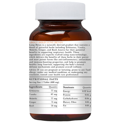 Zeroharm Sciences Holo Lung Detox Tablet