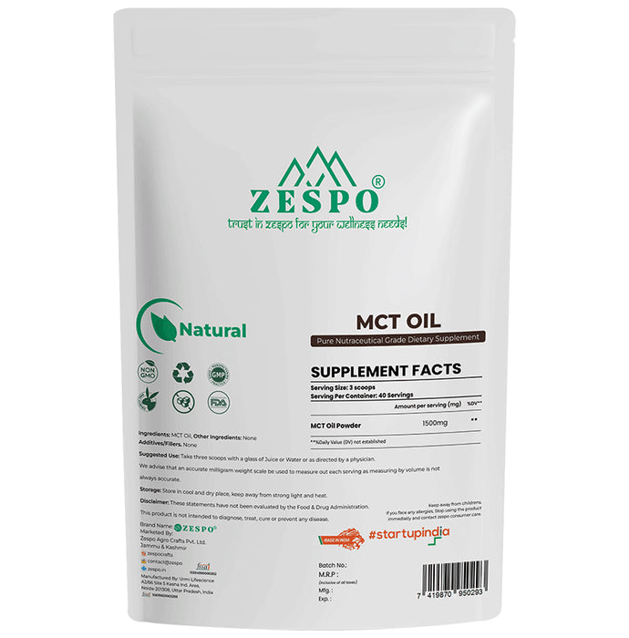 Zespo MCT Oil Powder with Prebiotic Fiber