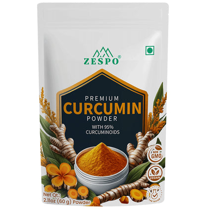 Zespo Premium Curcumin Powder with 95% Curcuminoids - Classic Derma