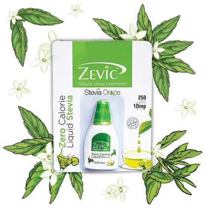 Zevic Stevia Zero Calorie Liquid 250 Drops