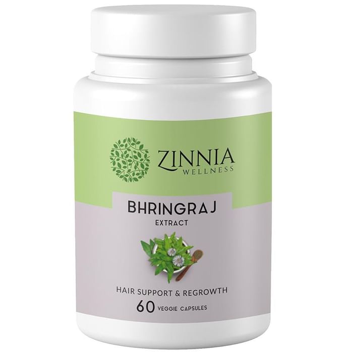 Zinnia Wellness Bhringraj Extract Veggie Capsule - Classic Derma