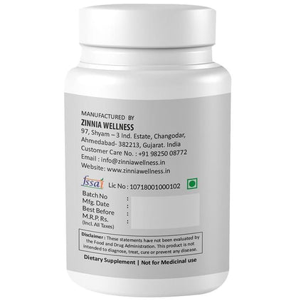 Zinnia Wellness Gotu Kola Extract Veggie Capsule