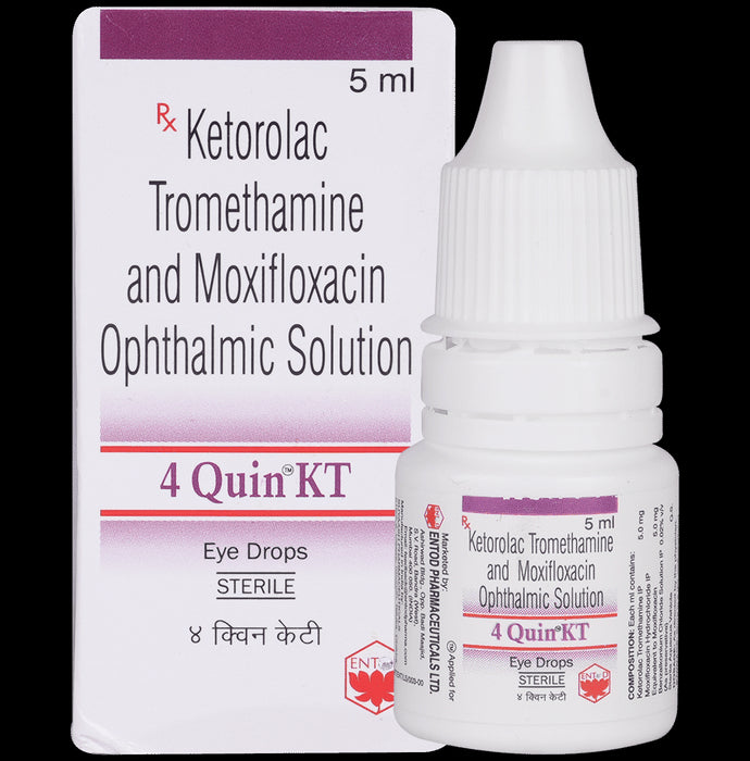 4 Quin KT Eye Drop - Classic Derma