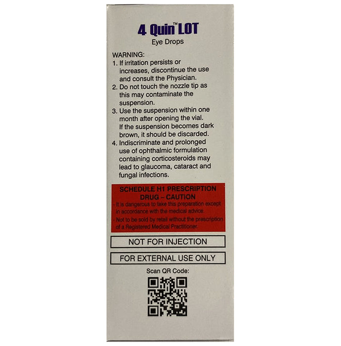 4 Quin Lot Eye Drop Bak Free