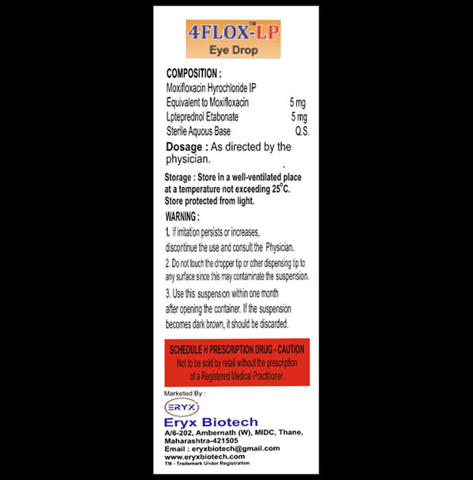 4Flox-LP Eye Drop BAK Free