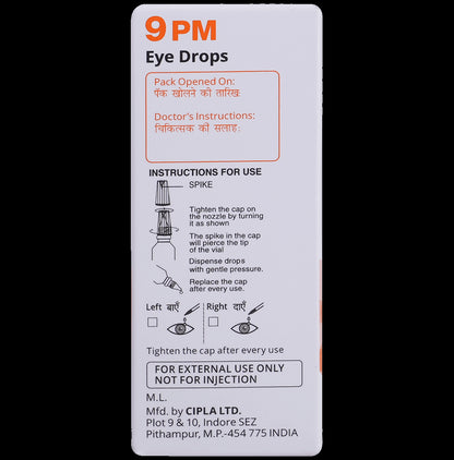 9 PM Eye Drop