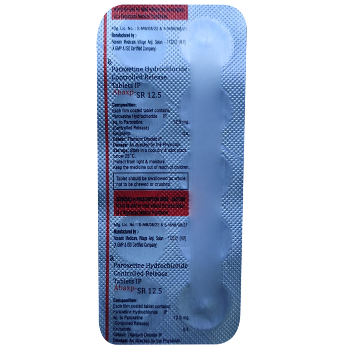 Abaxp-SR 12.5 Tablet - Classic Derma