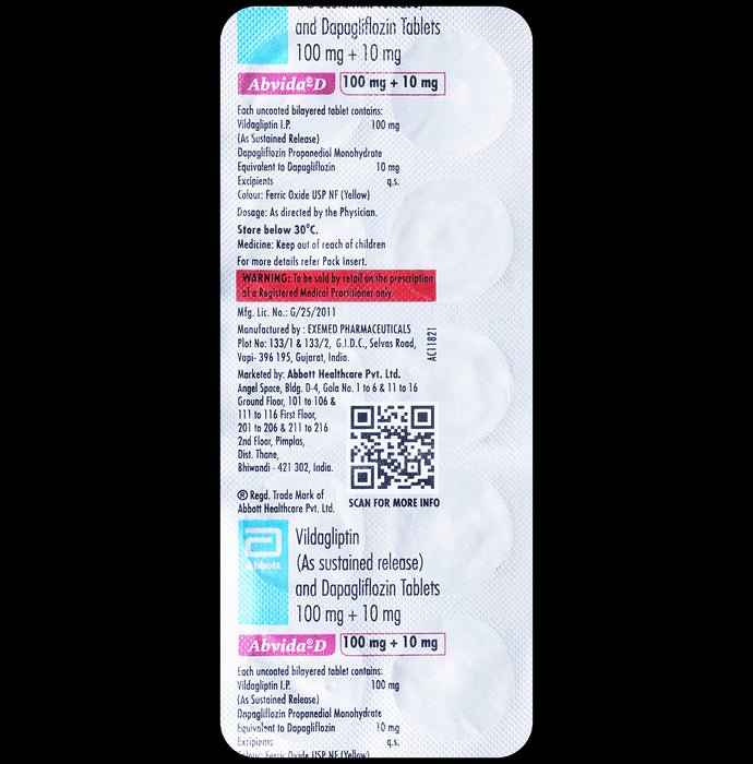 Abvida-D Tablet SR