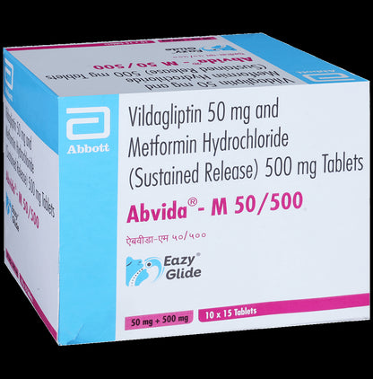 Abvida-M 50/500 Eazy Glide Tablet SR