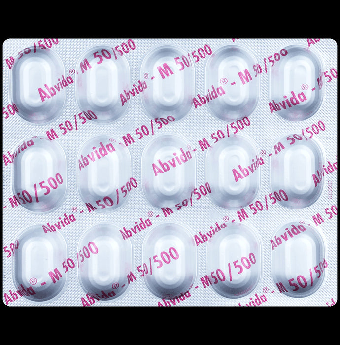 Abvida-M 50/500 Eazy Glide Tablet SR