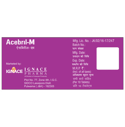 Acebril-M Tablet SR