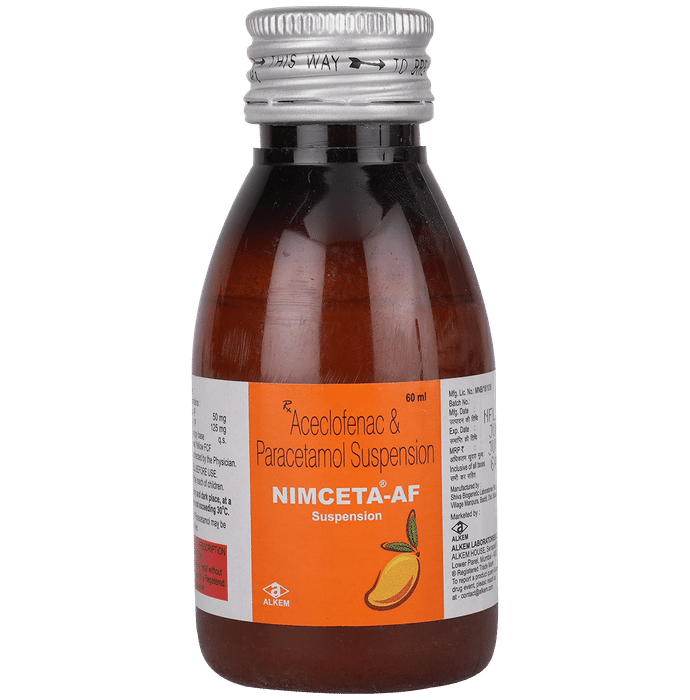 Nimceta AF 50 mg/125 mg Suspension - Classic Derma