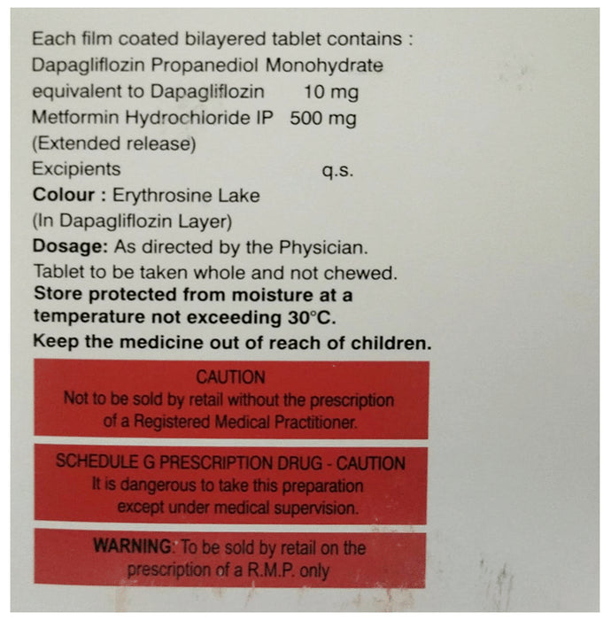 Acedapa M 10/500 Tablet ER