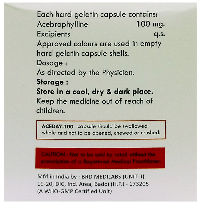 Aceday 100 Capsule